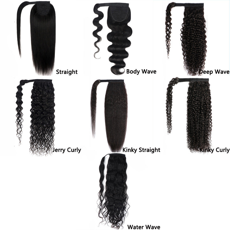 Ponytail Body Wave - Deep wave - Kinky Curly - Water wave