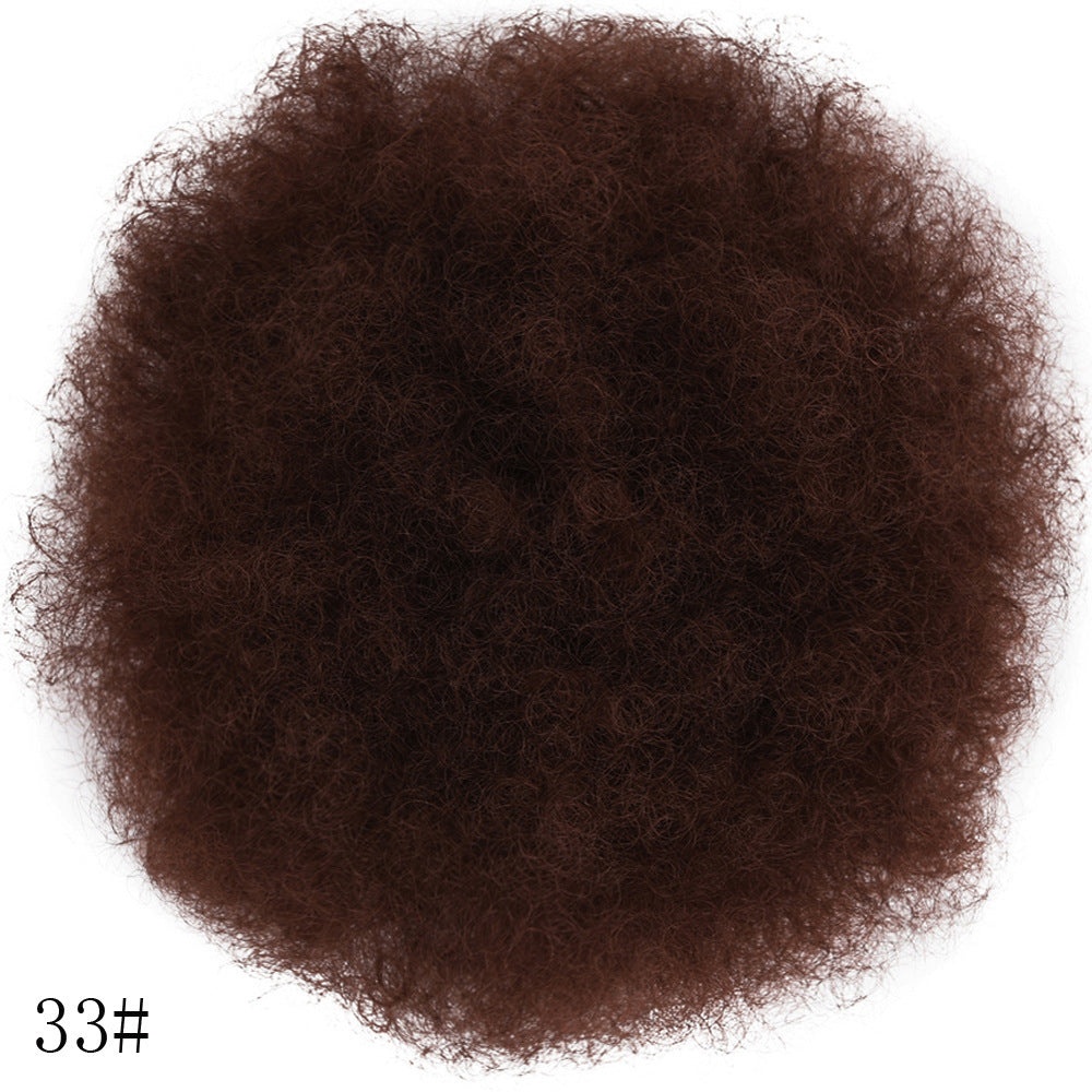 Postiche cheveux crépus semi synthétique