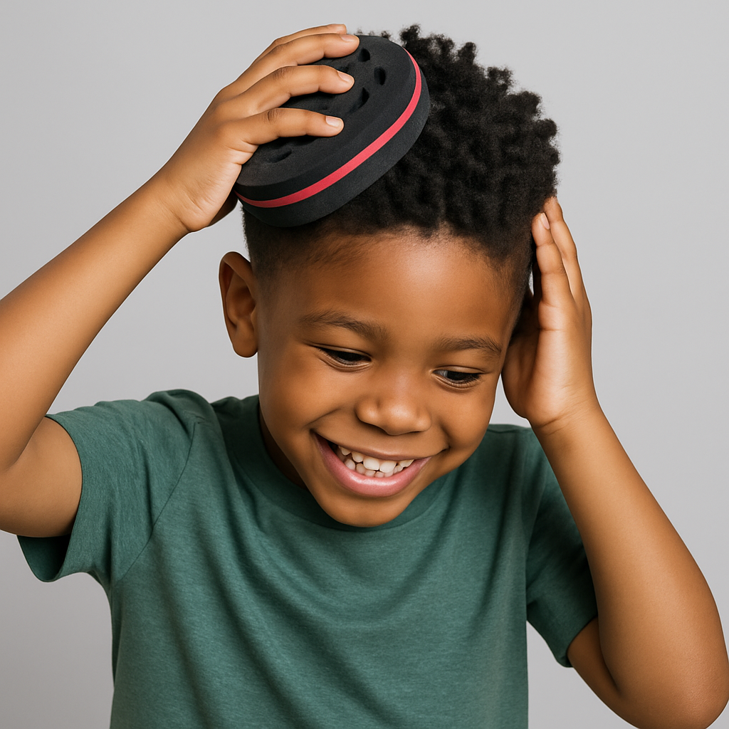 Brosse éponge -  Cheveux court  - Des Twists intantannément