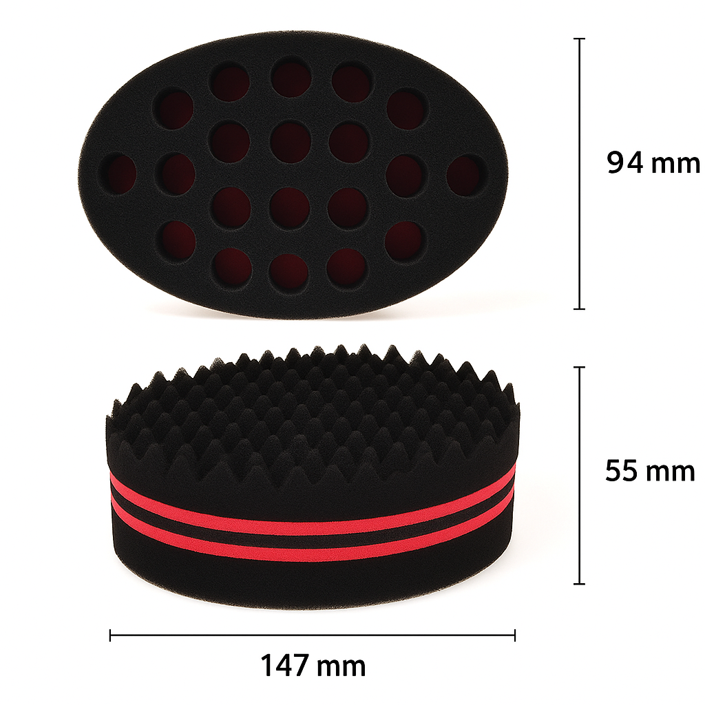 Brosse éponge -  Cheveux court  - Des Twists intantannément