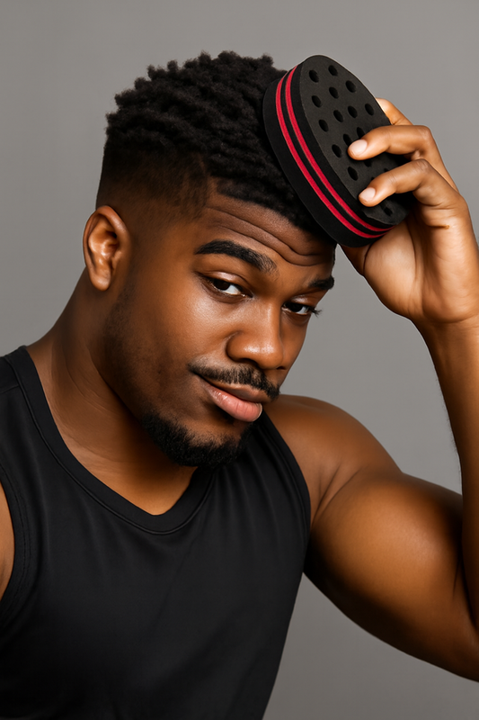 Brosse éponge -  Cheveux court  - Des Twists intantannément