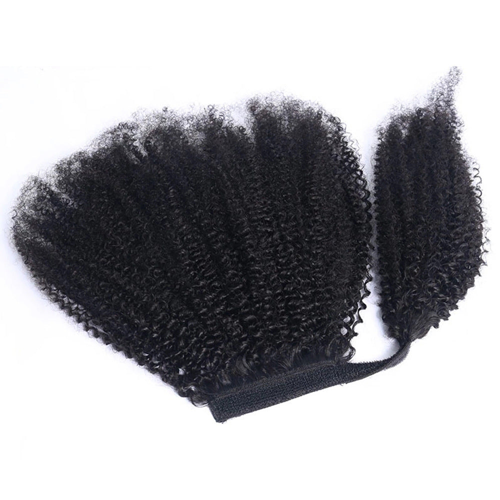 Ponytail kinky curly afro