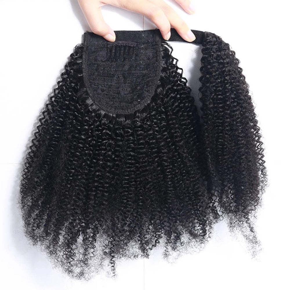 Ponytail kinky curly afro